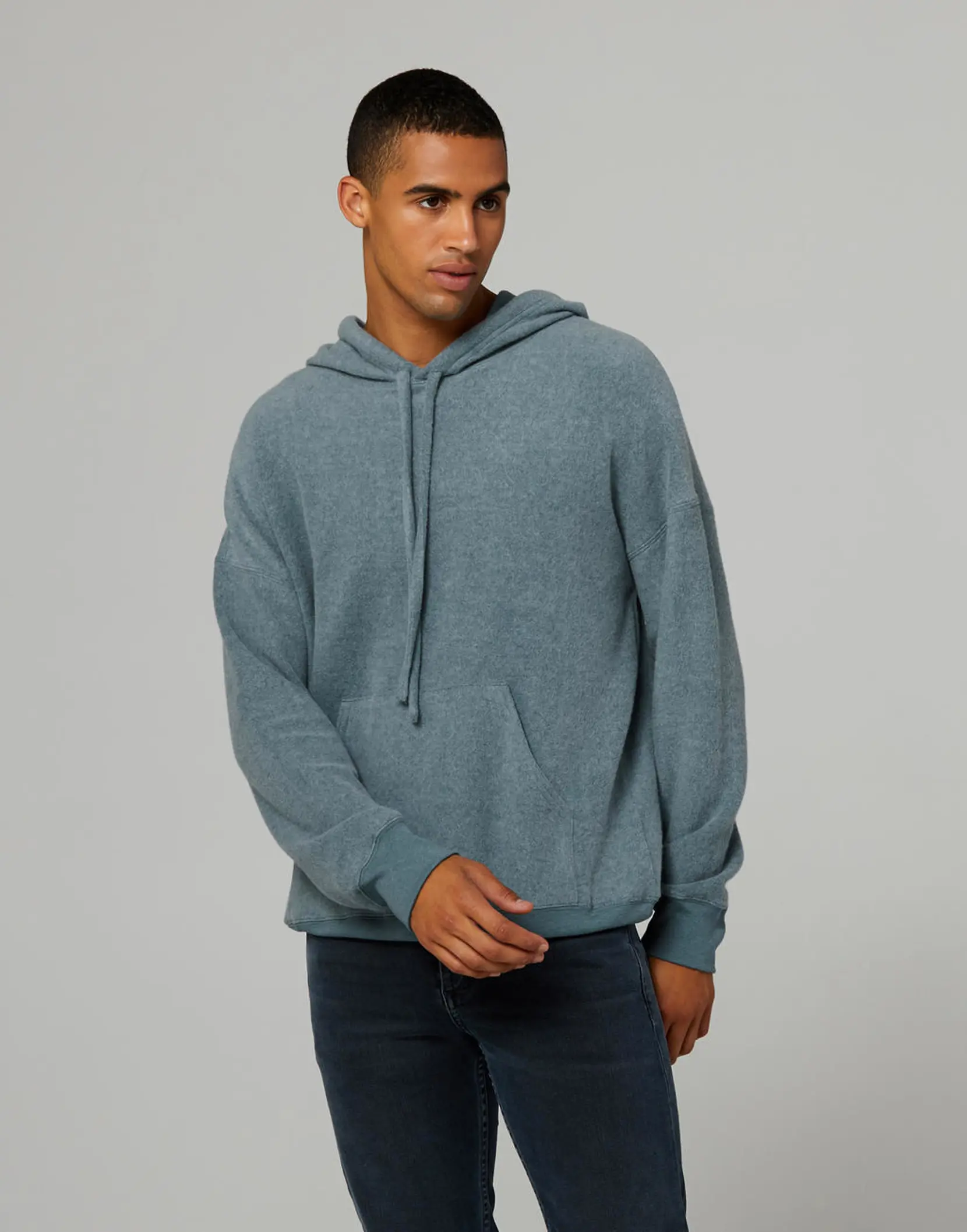 Bild på Unisex Sueded Fleece Pullover Hoodie