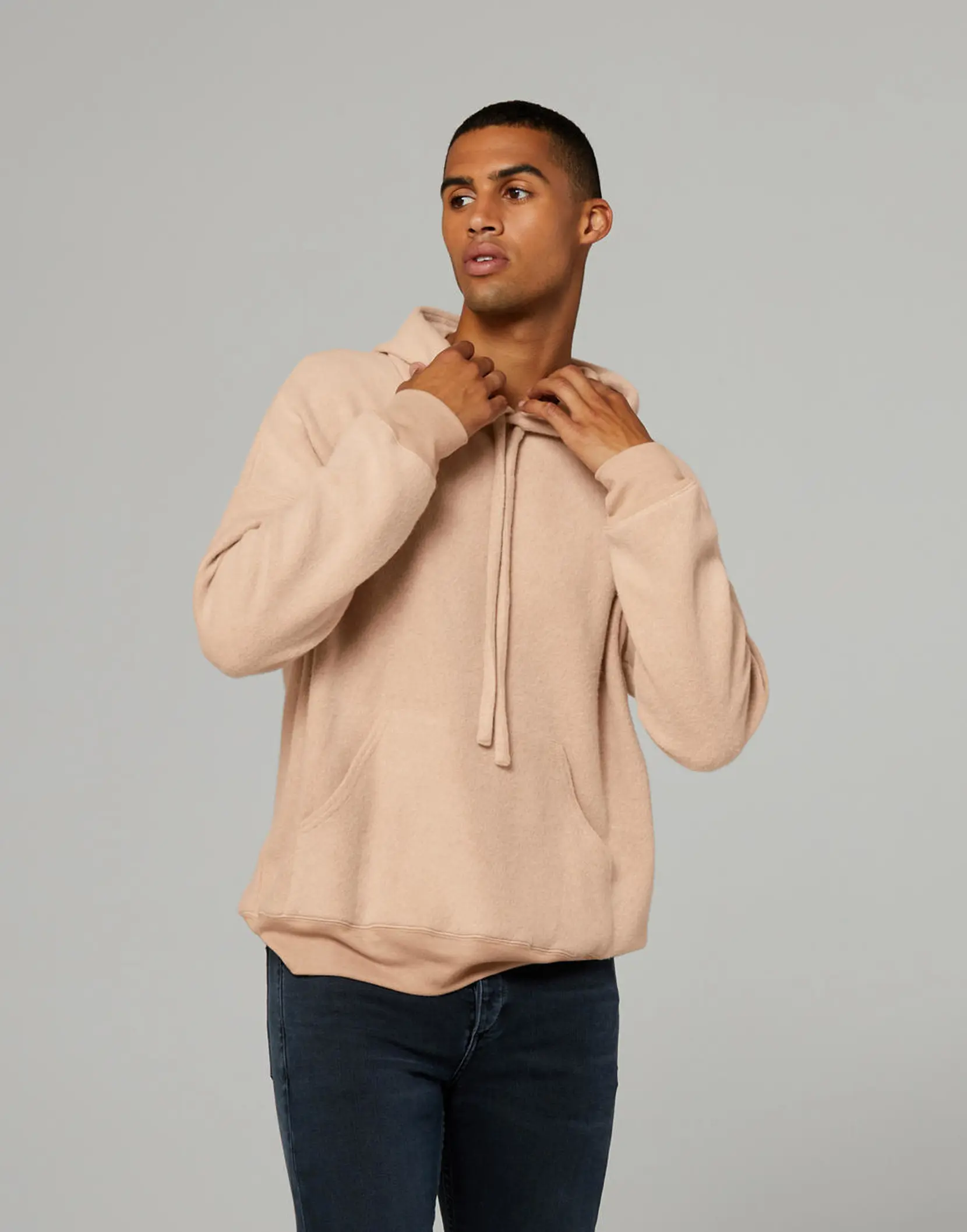 Bild på Unisex Sueded Fleece Pullover Hoodie