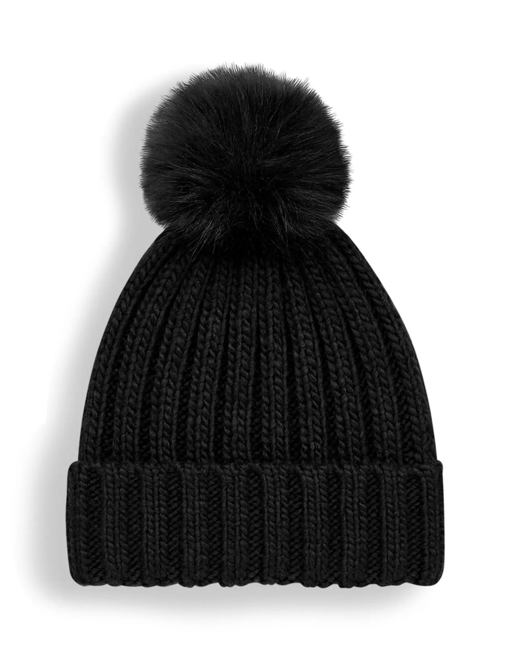 Bild på Verbier Fur Pop Pom Chunky Beanie