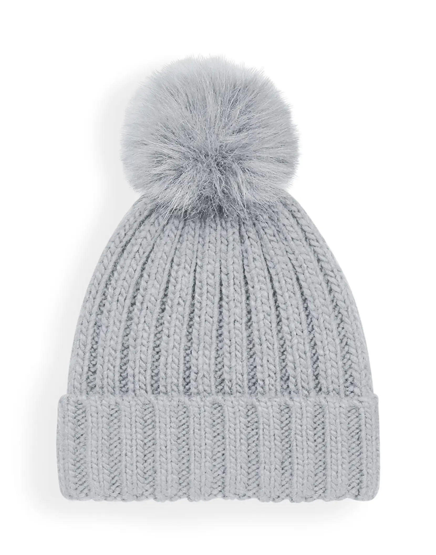 Bild på Verbier Fur Pop Pom Chunky Beanie