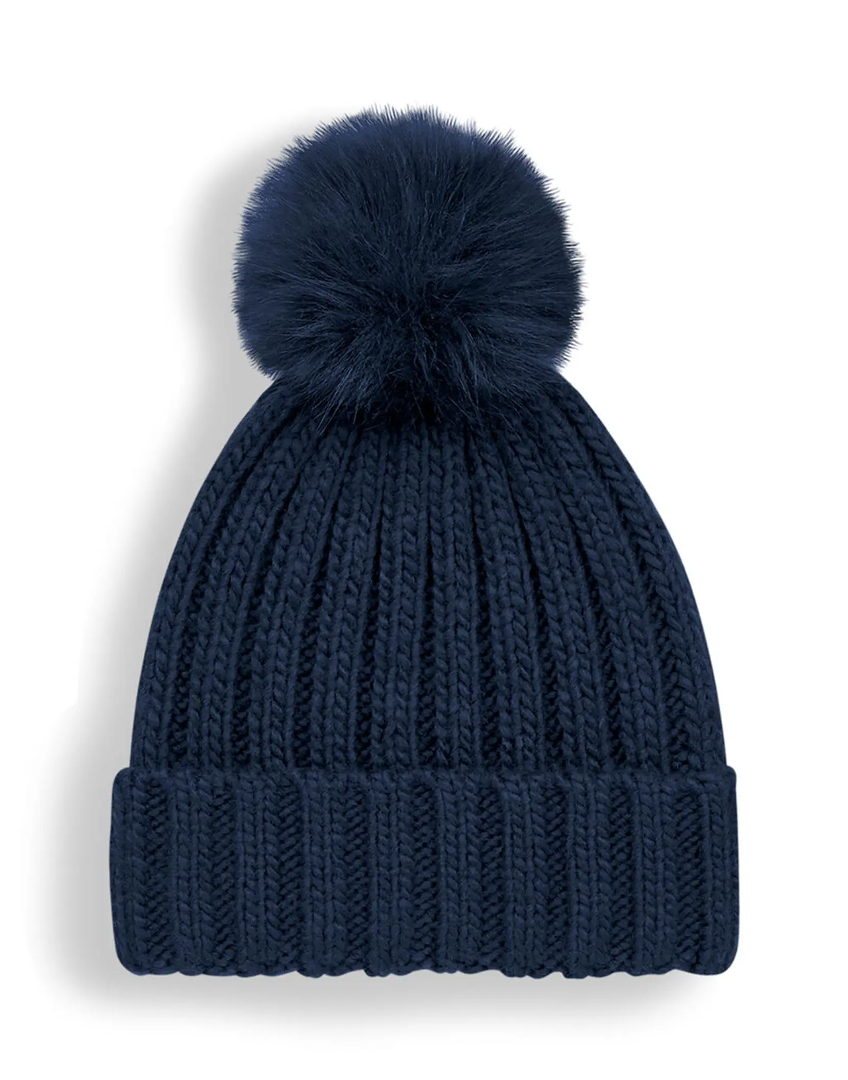 Bild på Verbier Fur Pop Pom Chunky Beanie