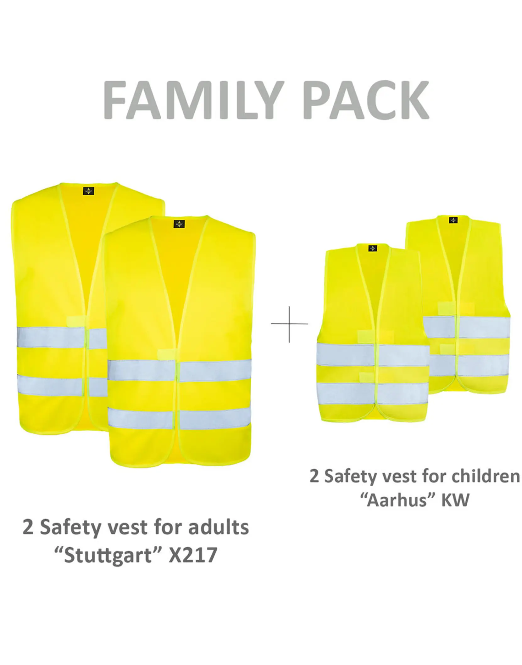 Bild på Basic Safety-Vest Family Pack