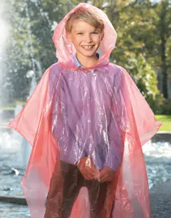 Bild på Disposable Raining Poncho „Sumatra“ for Children