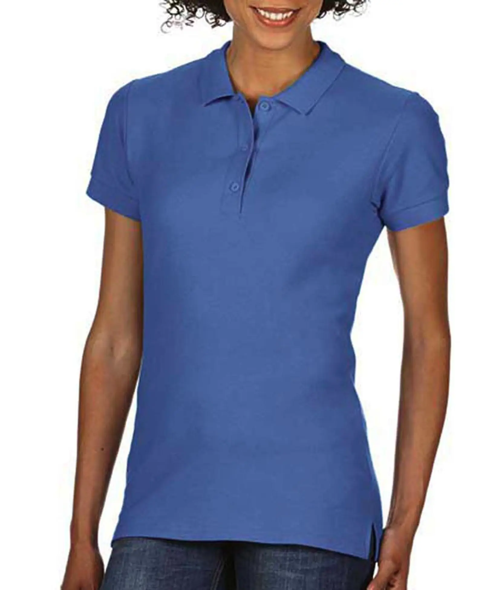 Bild på Premium Cotton Ladies' Double Piqué Polo