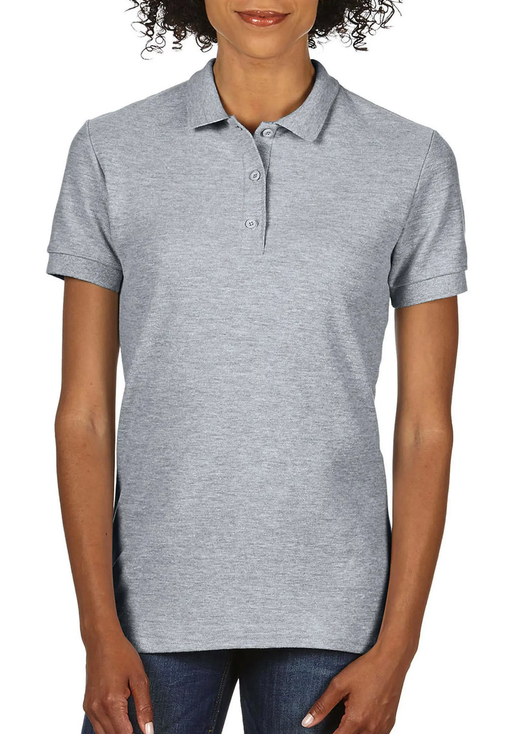 Bild på Premium Cotton Ladies' Double Piqué Polo