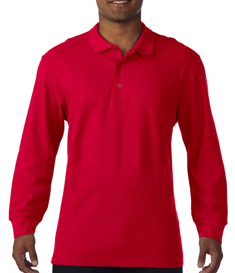 Bild på Premium Cotton Adult Double Piqué Polo LS