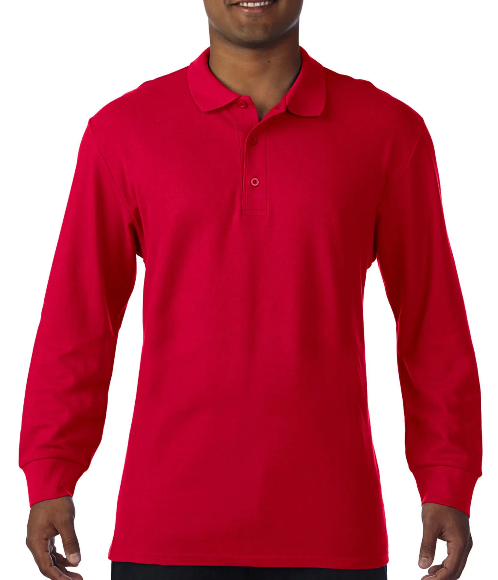 Bild på Premium Cotton Adult Double Piqué Polo LS