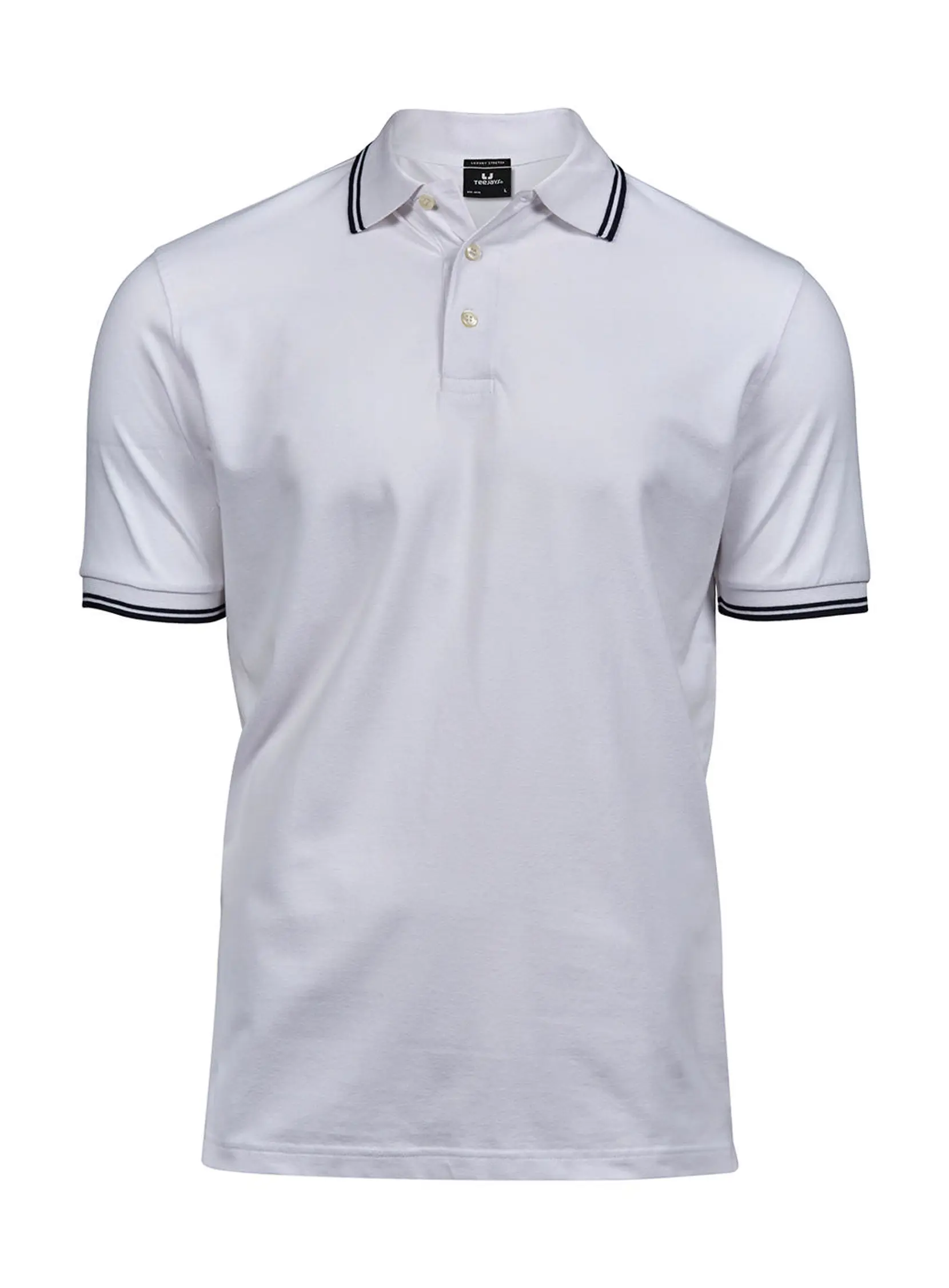 Bild på Luxury Stripe Stretch Polo