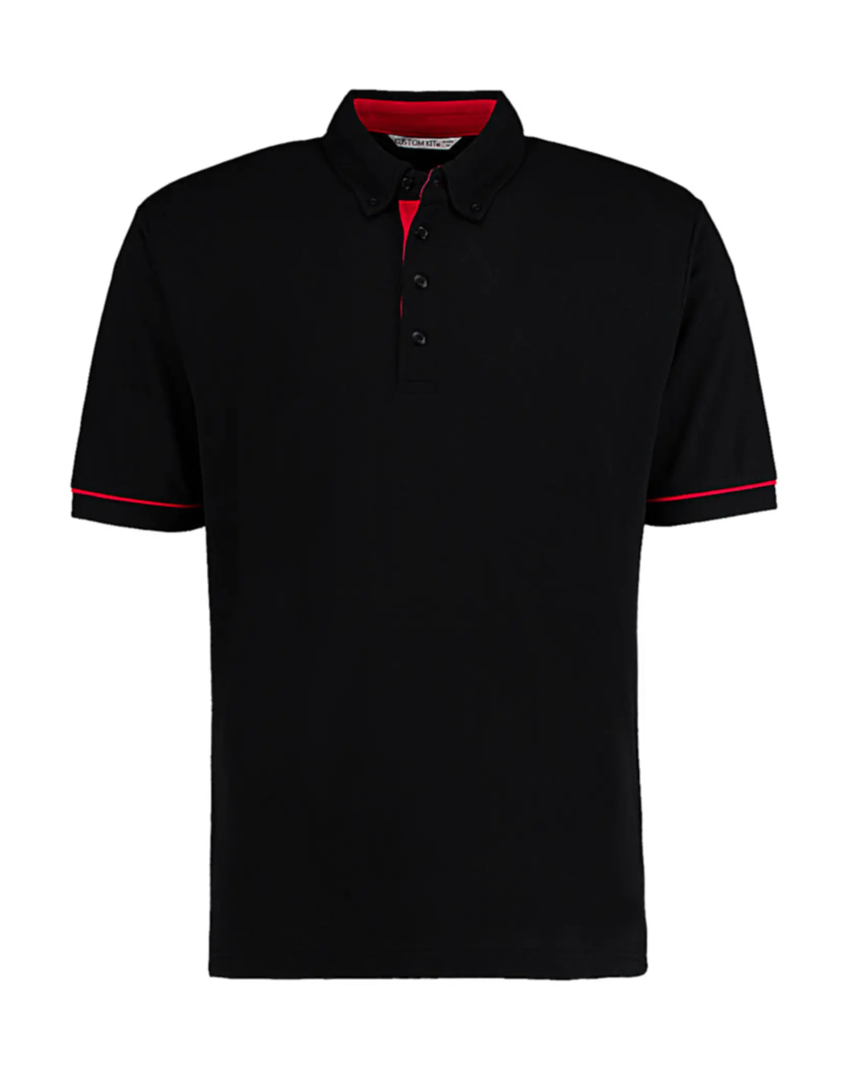 Bild på Classic Fit Button Down Contrast Polo Shirt