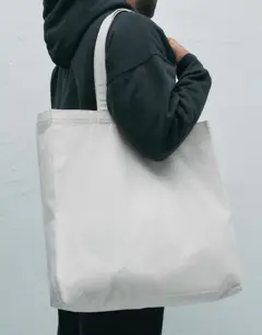 Bild på Cotton Canvas Large Tote