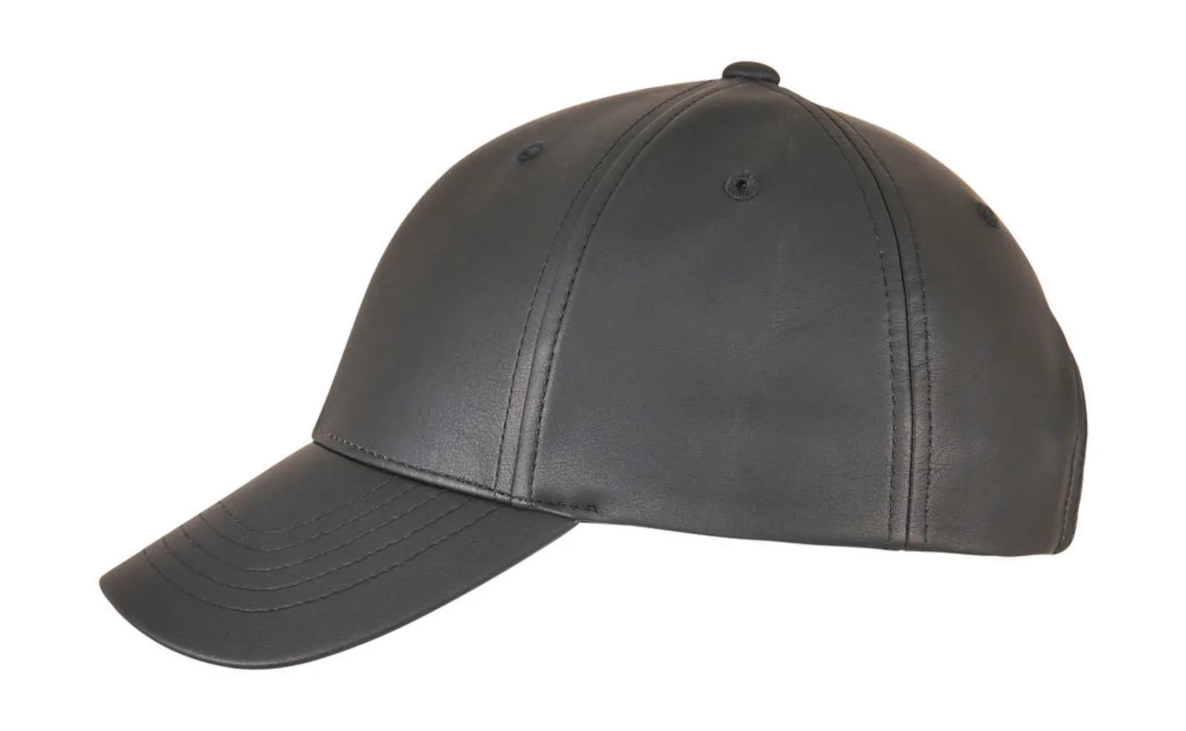 Bild på Synthetic Leather Alpha Shape Dad Cap