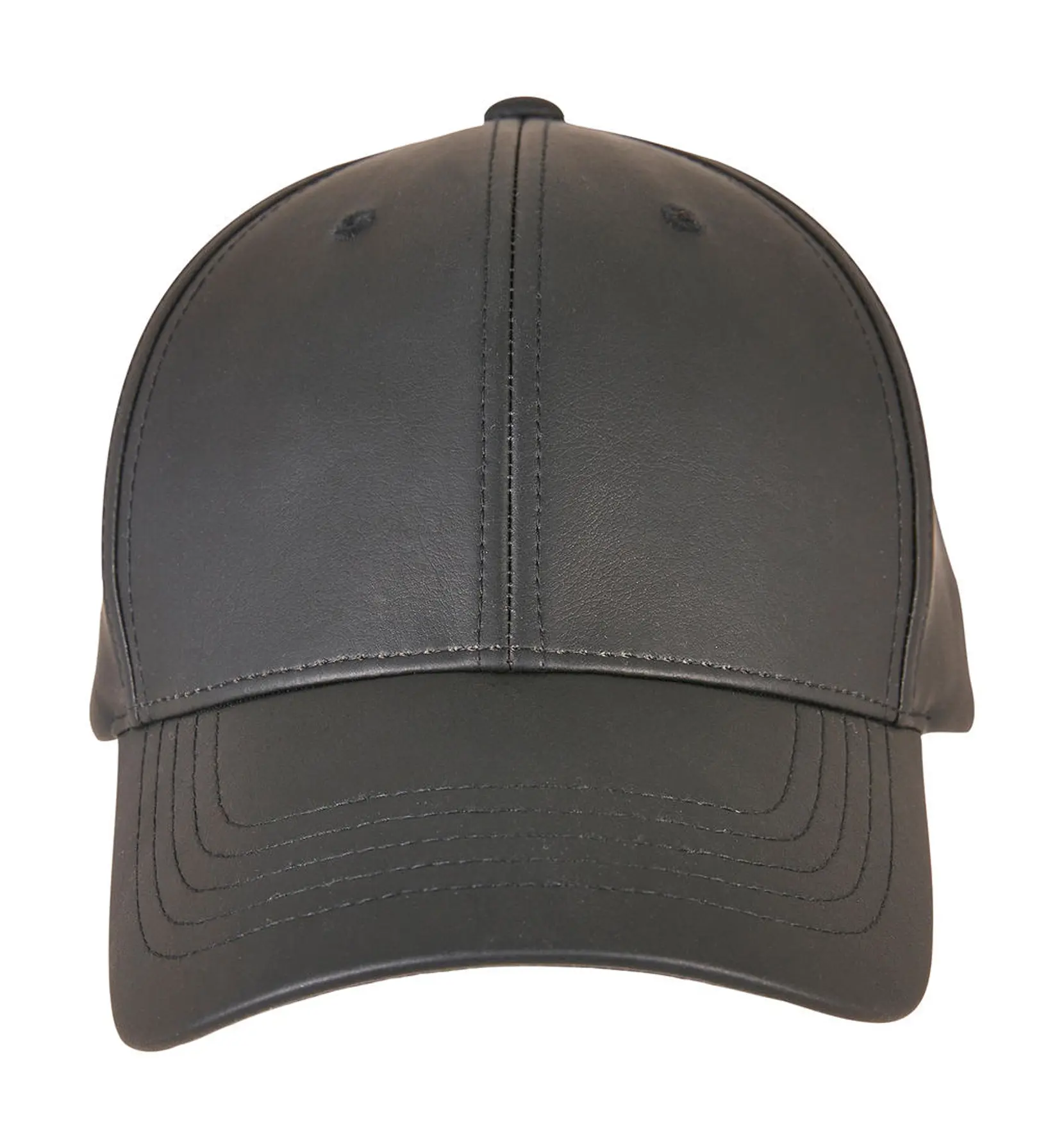 Bild på Synthetic Leather Alpha Shape Dad Cap