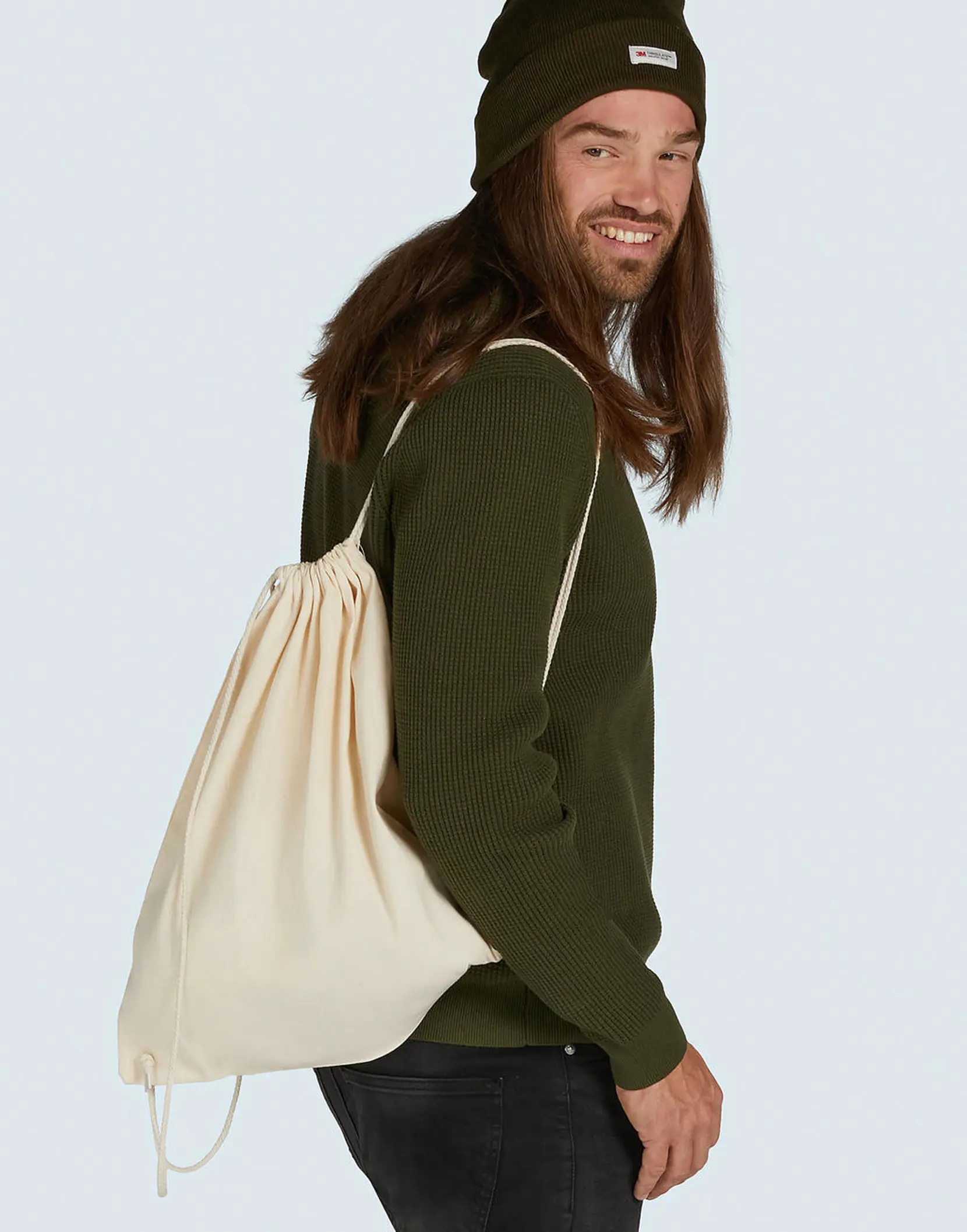 Bild på Baby Canvas Cotton Drawstring Backpack