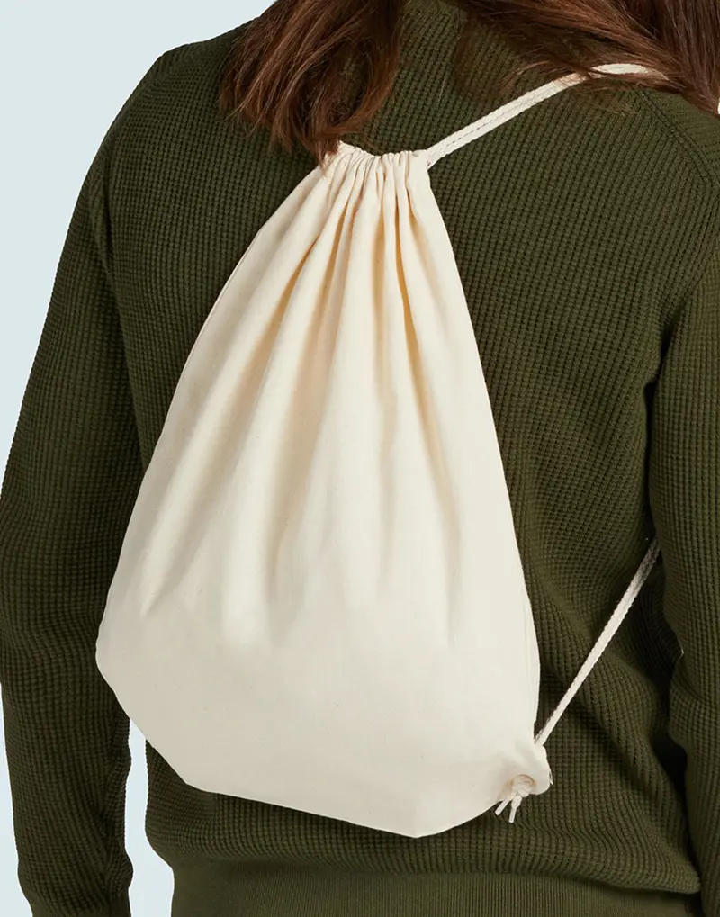 Bild på Baby Canvas Cotton Drawstring Backpack