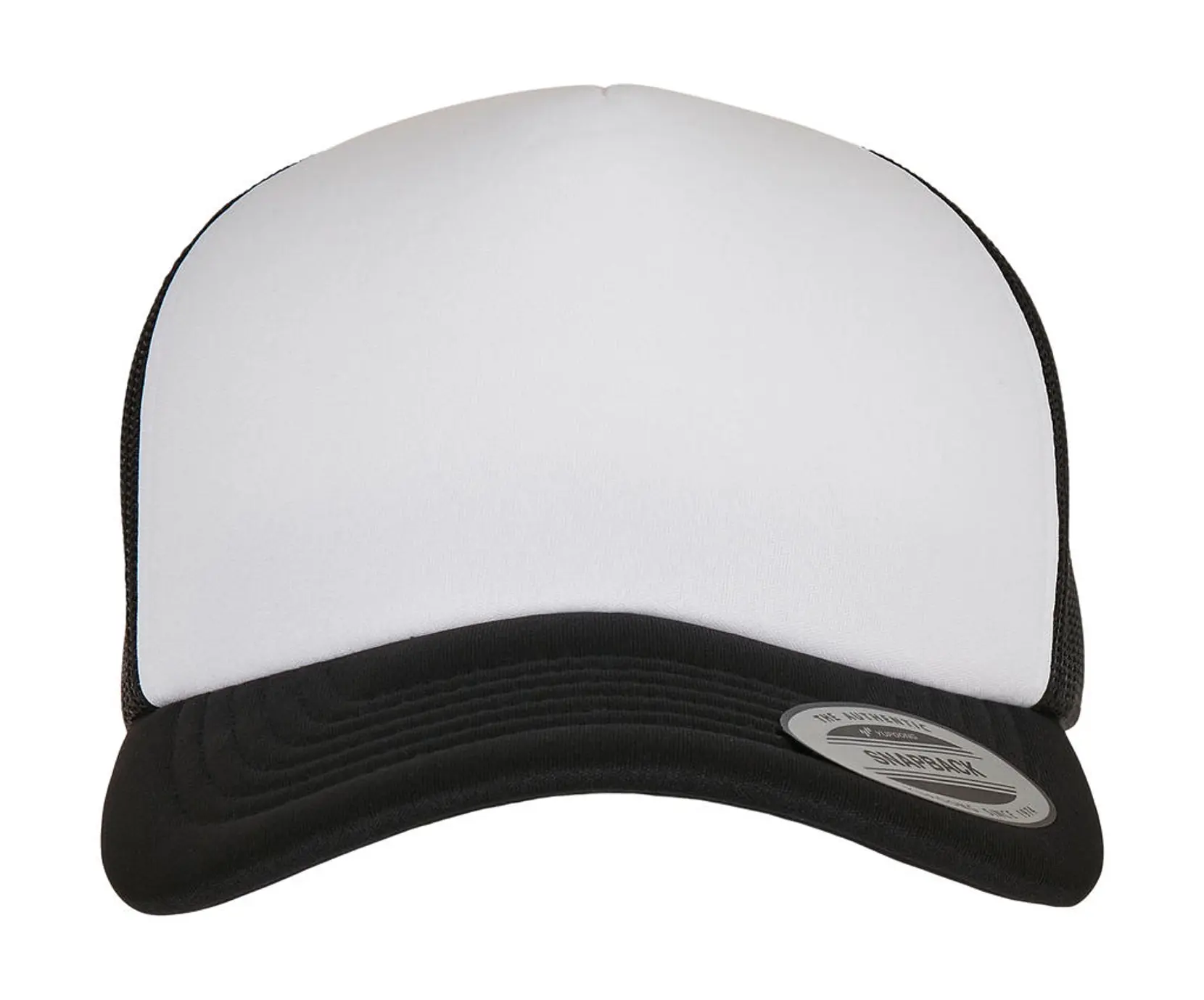 Bild på Classic Curved Foam Trucker Cap – White Front