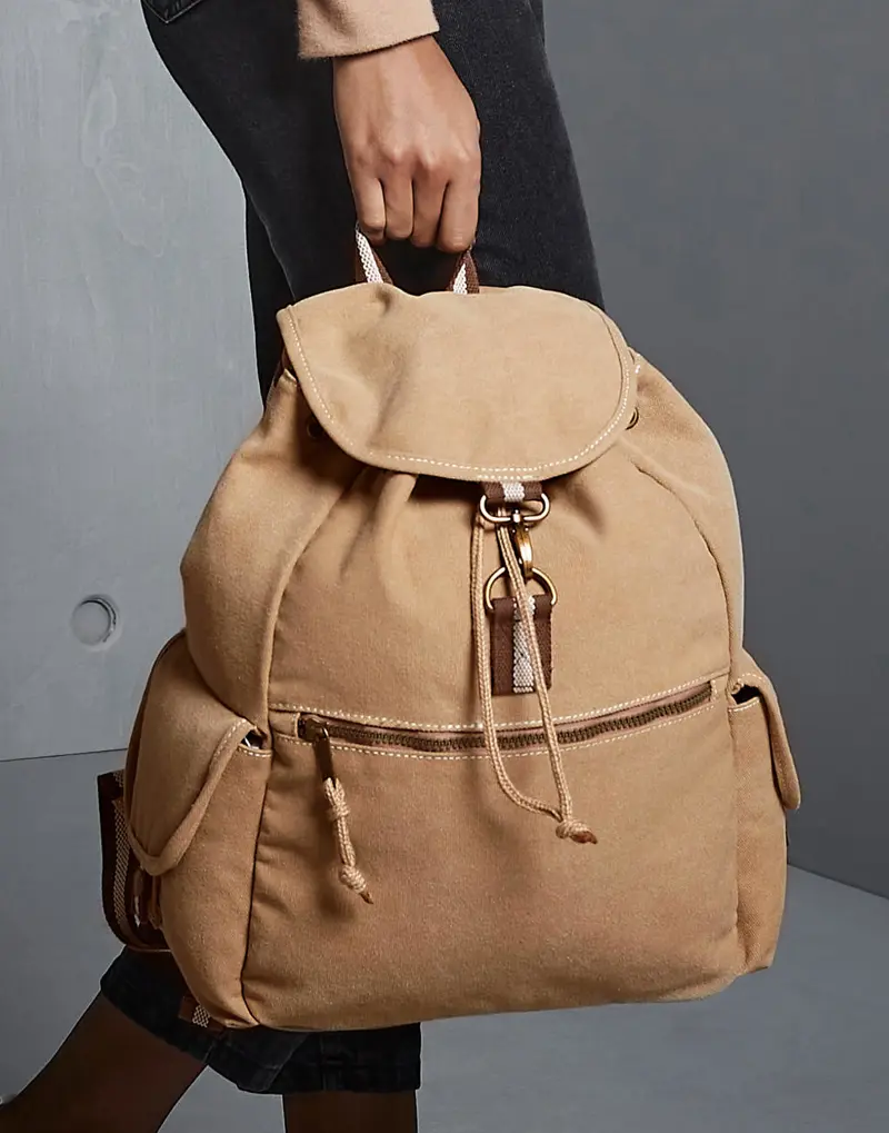 Bild på Vintage Canvas Backpack