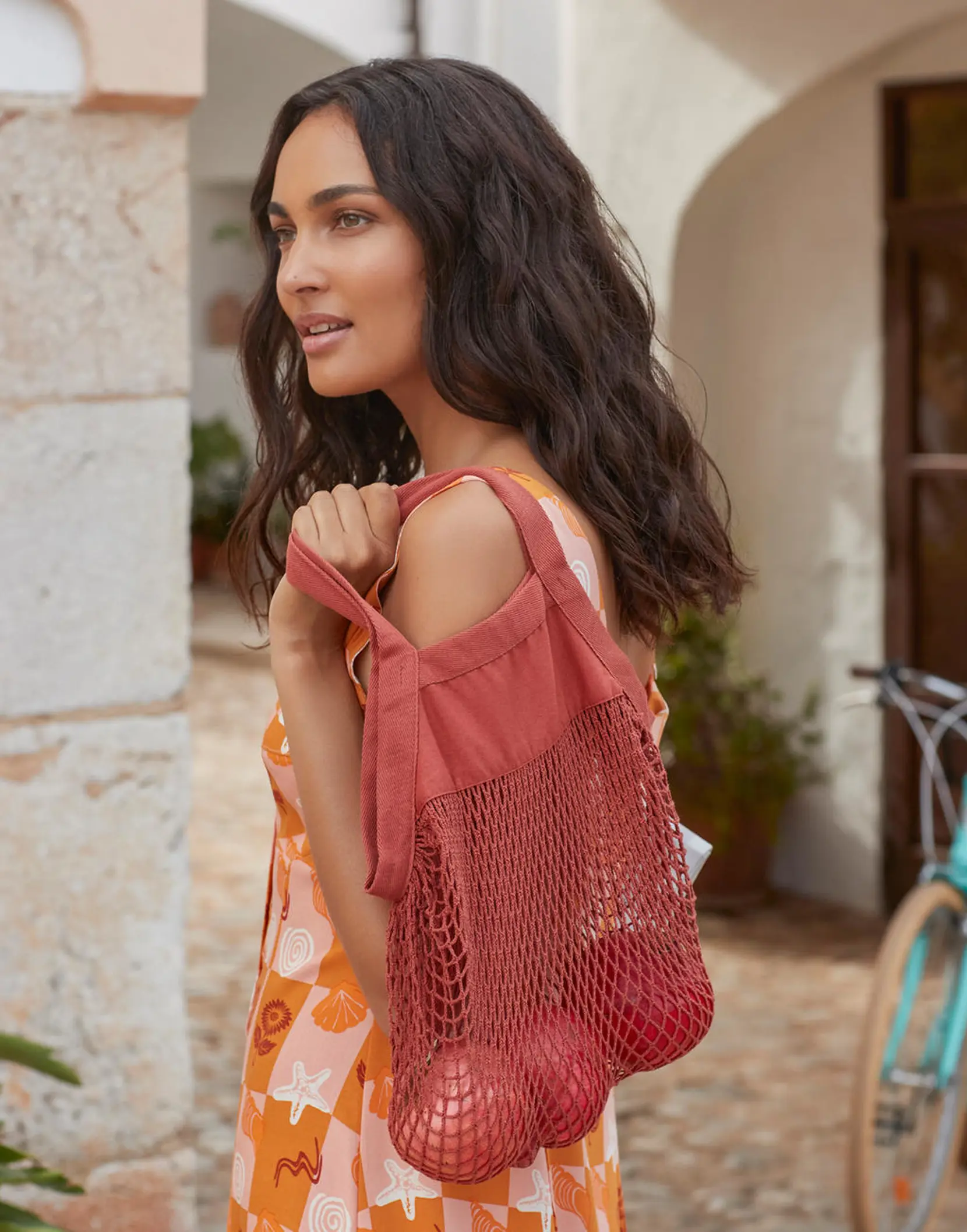 Bild på Organic Cotton Mini Mesh Grocery Bag