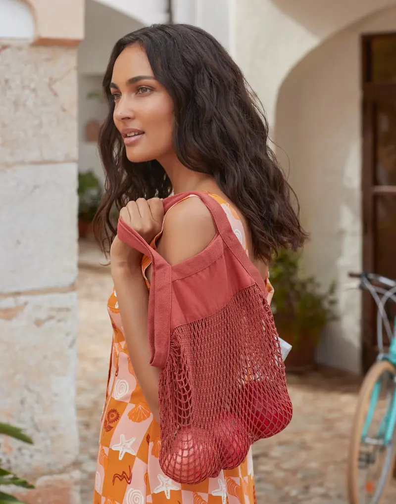 Bild på Organic Cotton Mini Mesh Grocery Bag