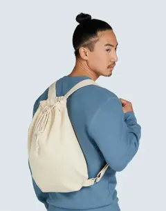 Bild på Canvas Backpack Straps and Drawstring