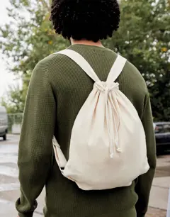 Bild på Canvas Backpack Straps and Drawstring