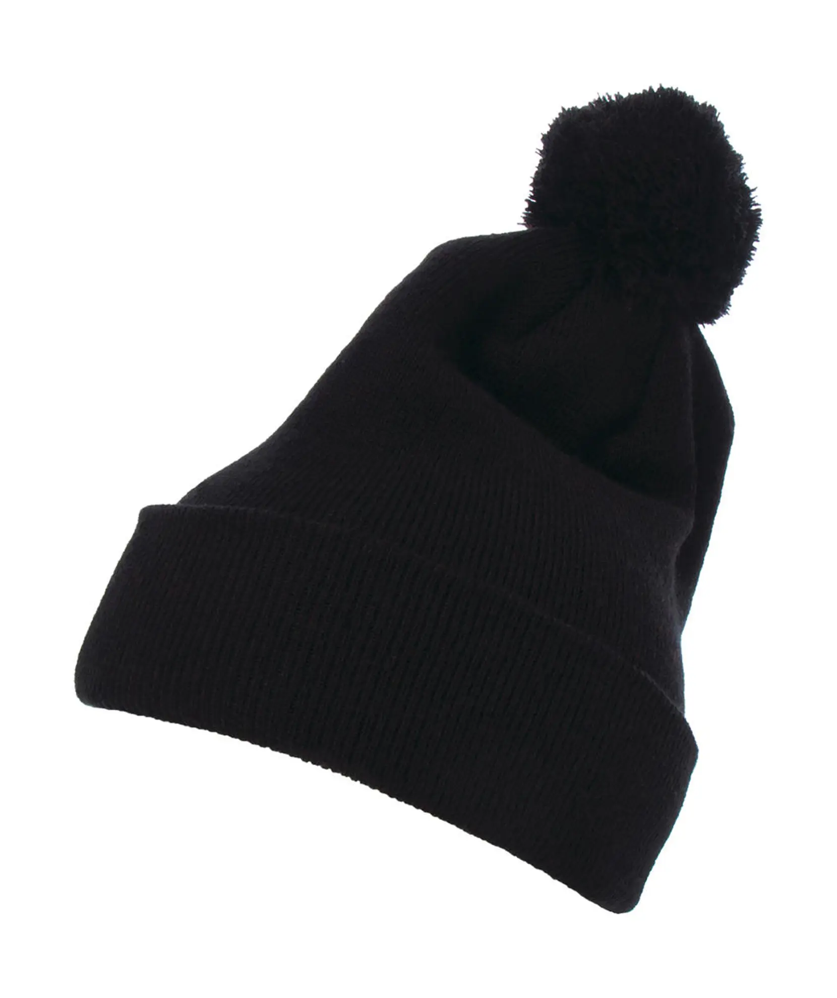 Bild på Cuffed Pom Pom Knit Beanie