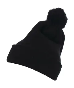 Bild på Cuffed Pom Pom Knit Beanie