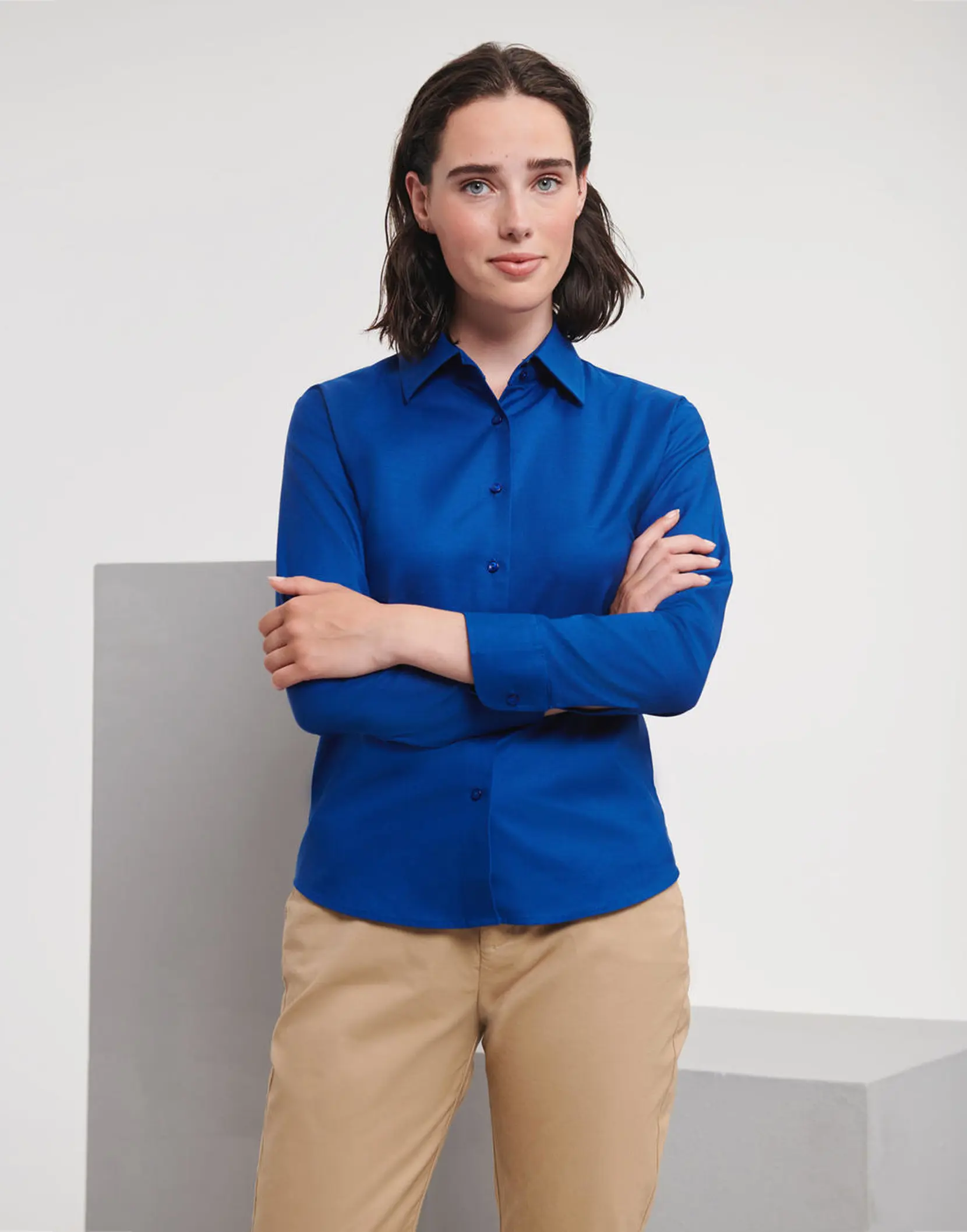 Bild på Ladies Oxford Blouse LS