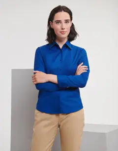Bild på Ladies Oxford Blouse LS