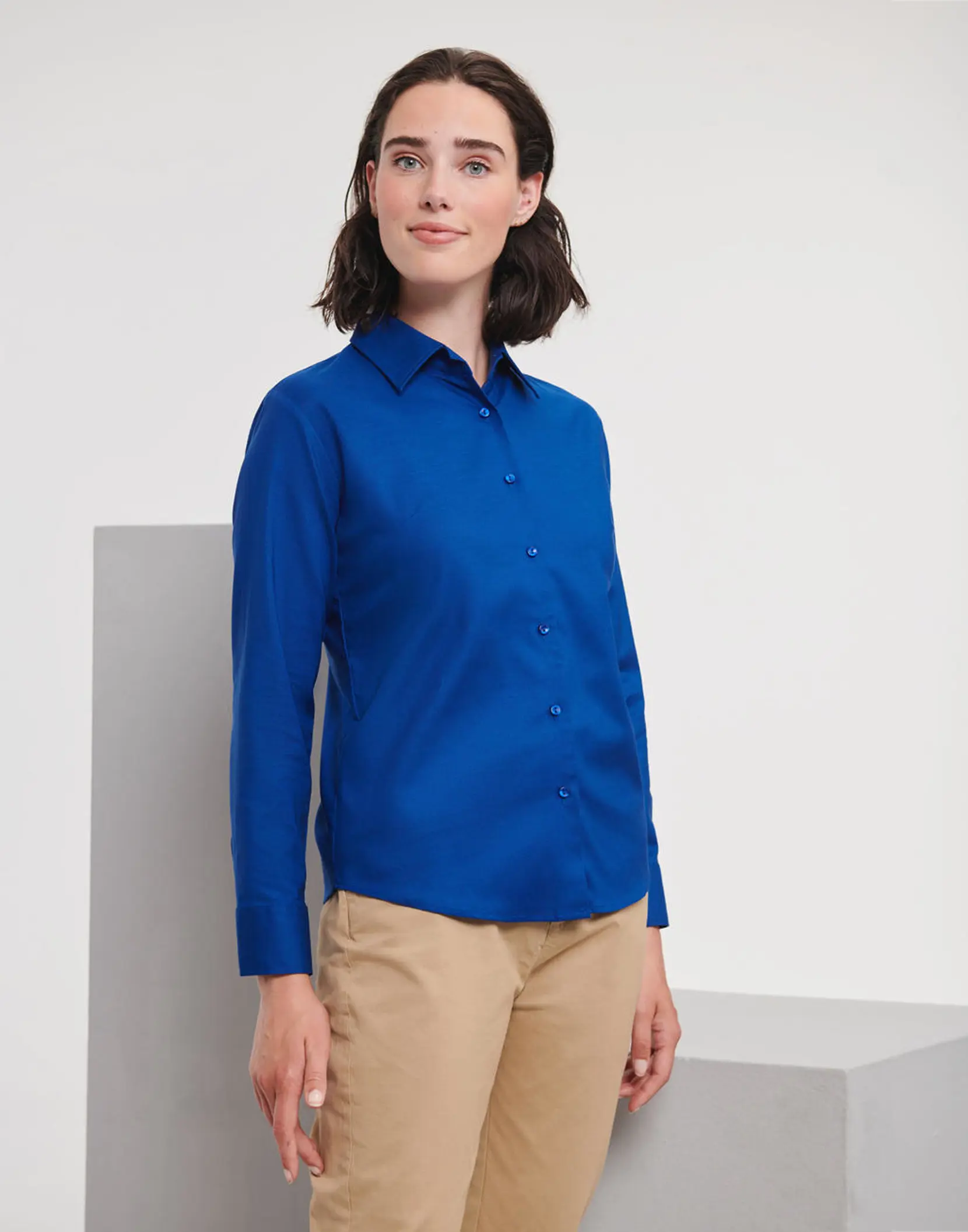 Bild på Ladies Oxford Blouse LS
