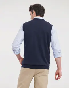 Bild på Adults' V-Neck Sleeveless Knitted Pullover