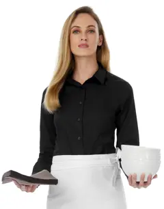 Bild på Black Tie LSL/women Poplin Shirt