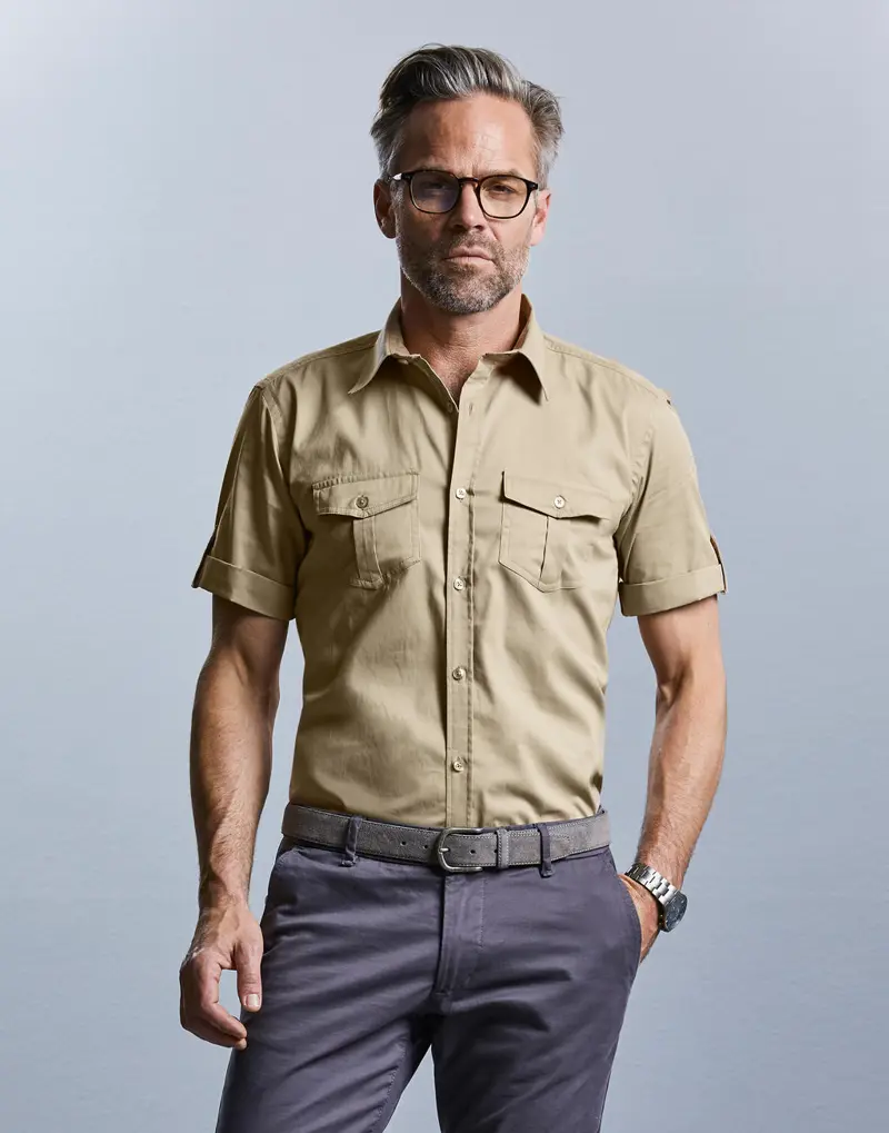 Mens Roll Sleeve Shirt