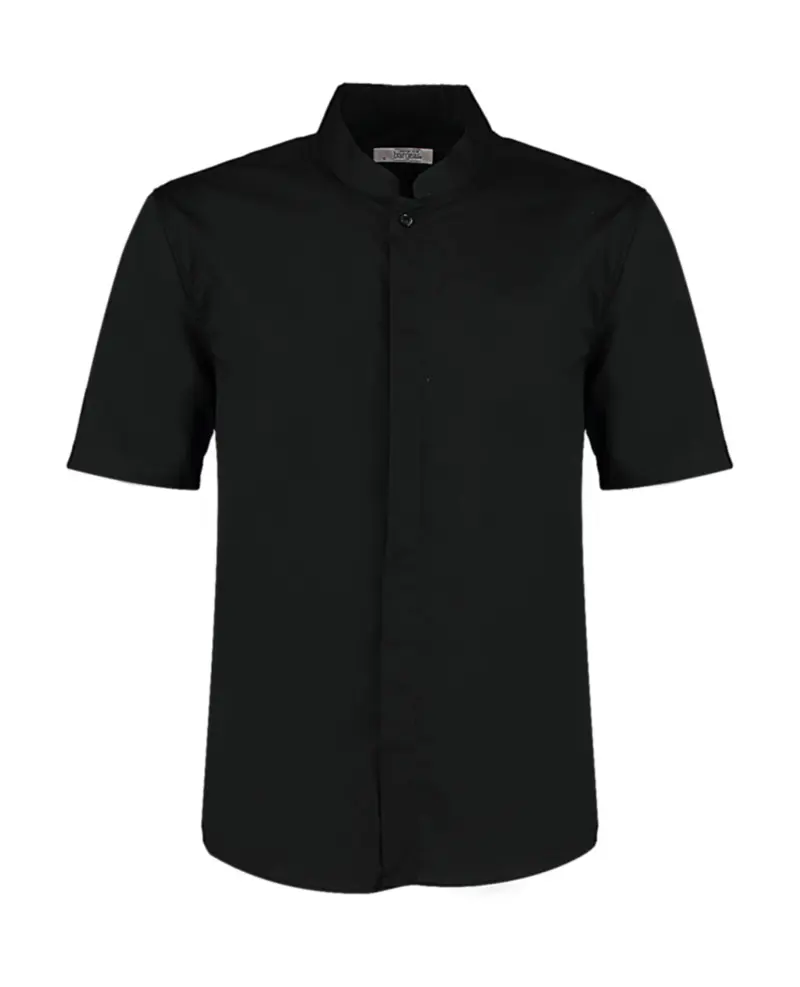 Bild på Tailored Fit Mandarin Collar Shirt SSL