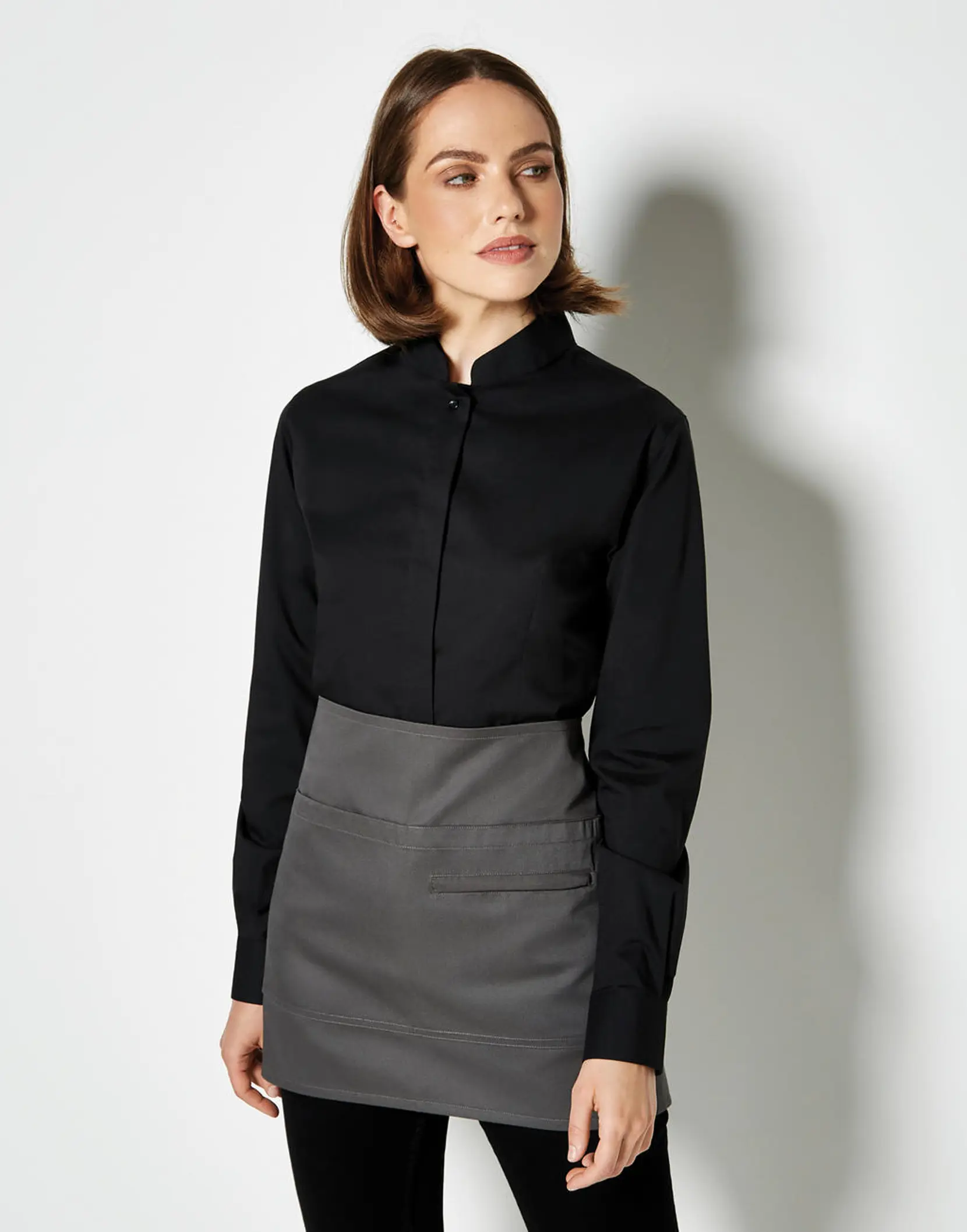Bild på Women's Tailored Fit Mandarin Collar Shirt