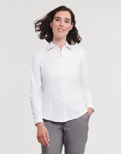 Bild på Ladies' LS Herringbone Shirt