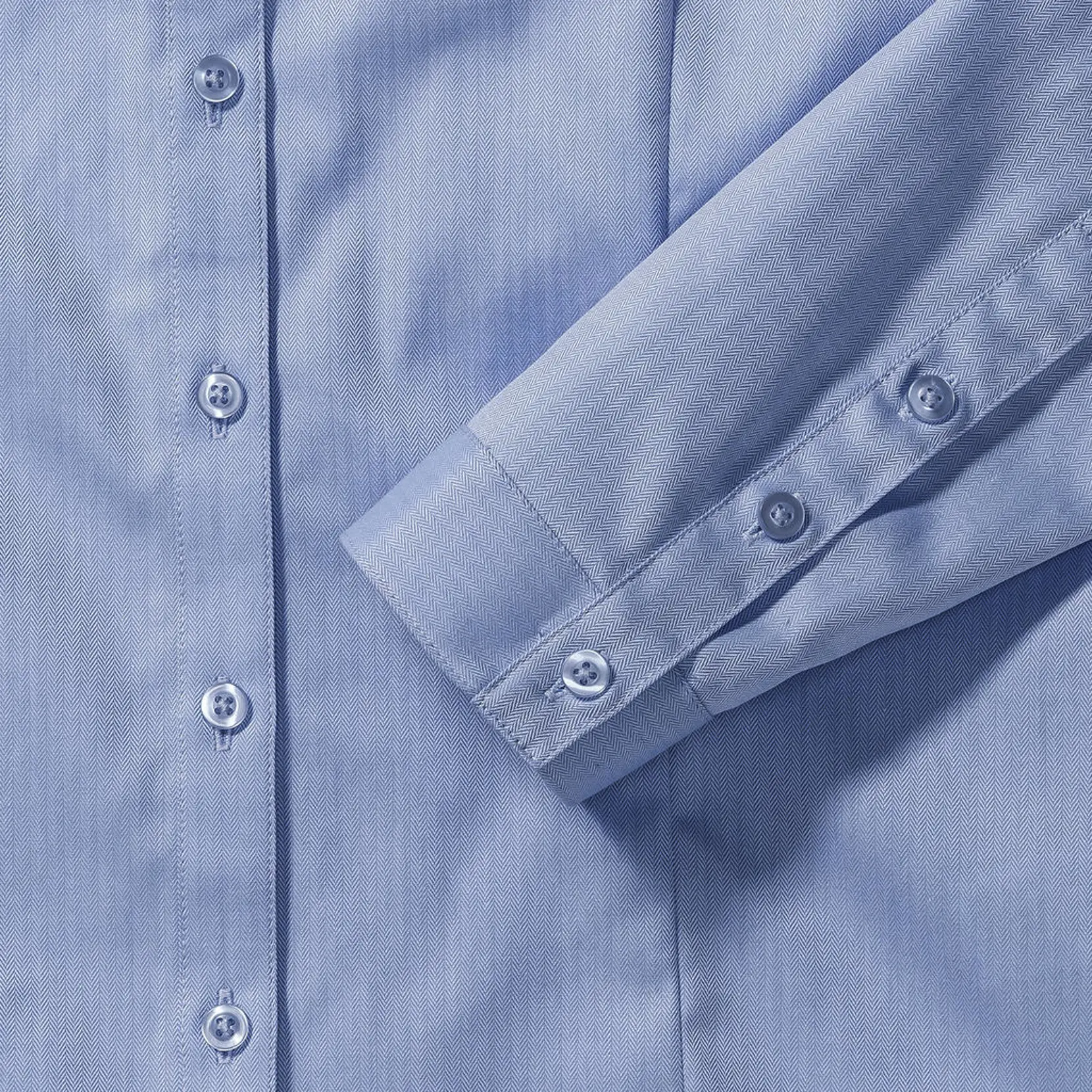 Bild på Ladies' LS Herringbone Shirt