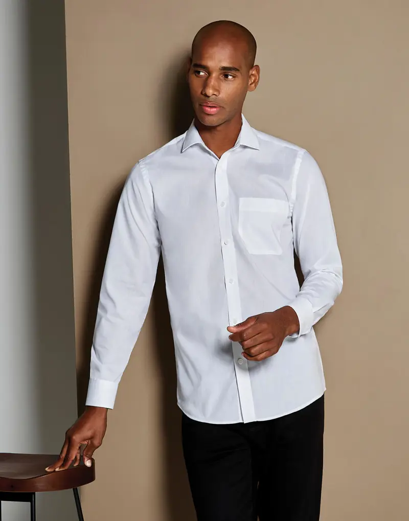Bild på Tailored Fit Poplin Shirt
