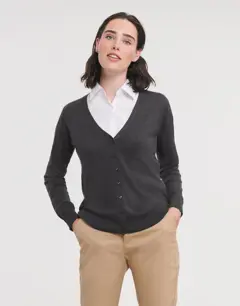 Bild på Ladies V-Neck Knitted Cardigan