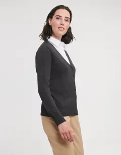 Bild på Ladies V-Neck Knitted Cardigan