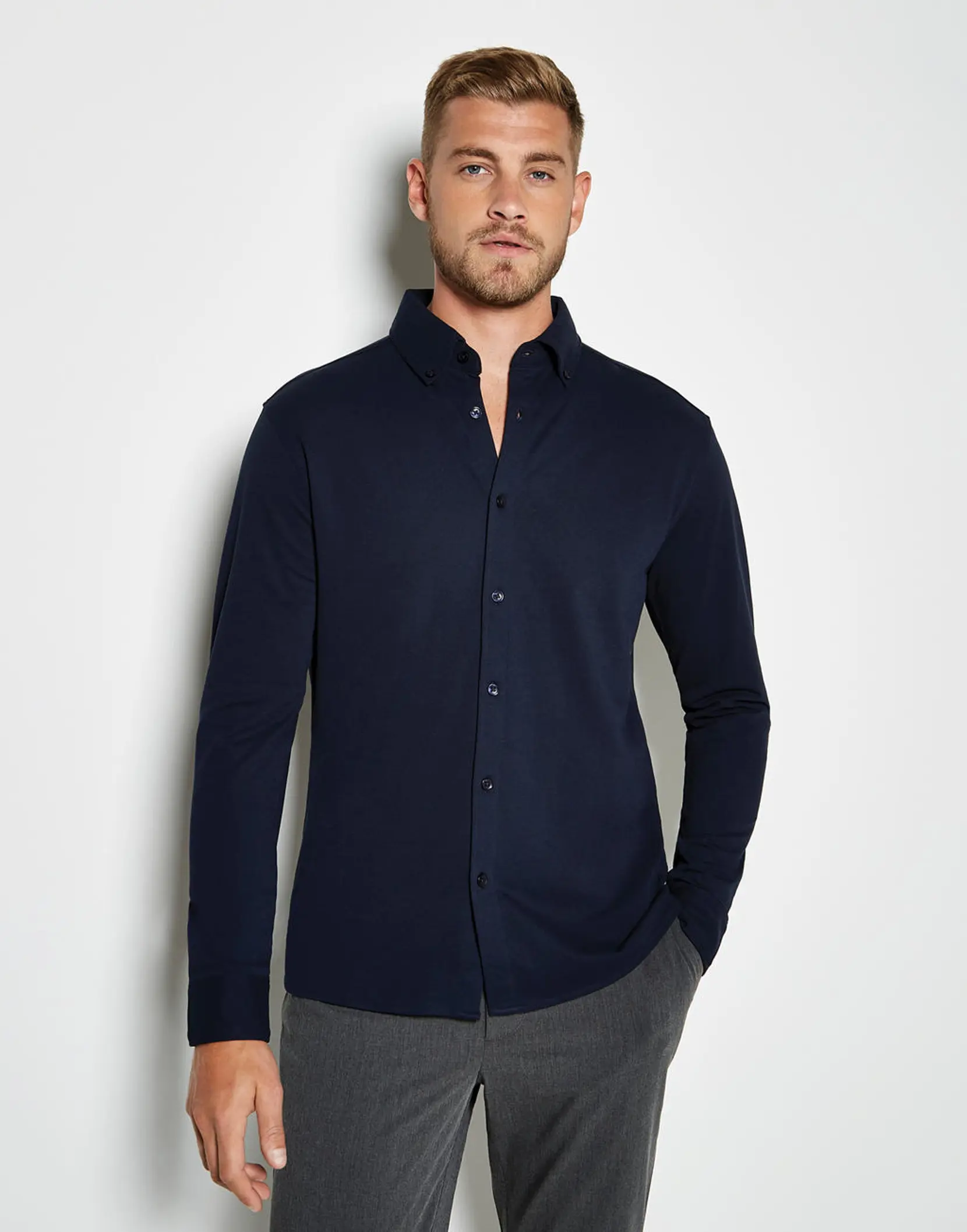 Bild på Tailored Fit Superwash® 60º Pique Shirt