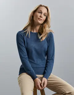 Bild på Ladies' Crew Neck Knitted Pullover