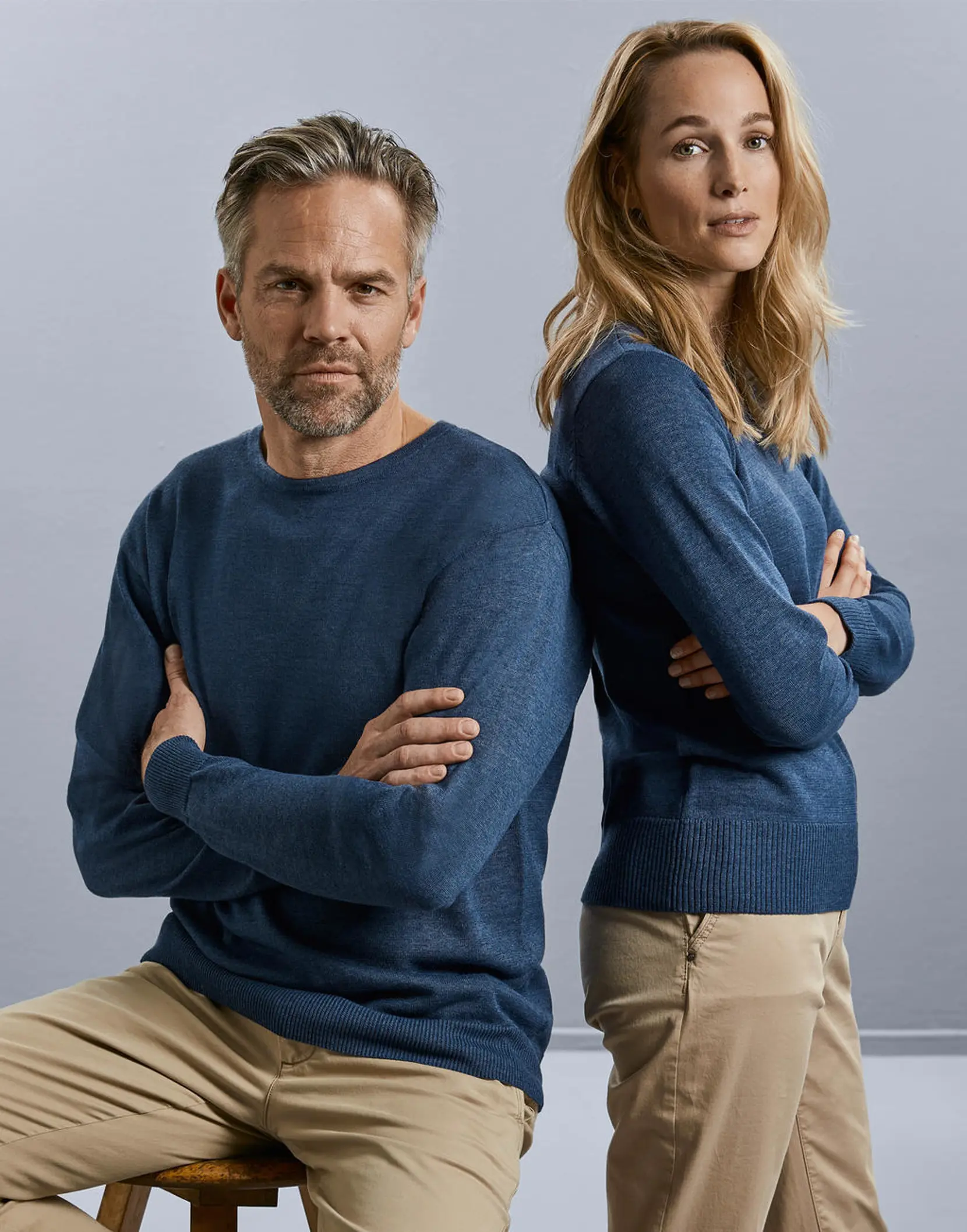 Bild på Ladies' Crew Neck Knitted Pullover