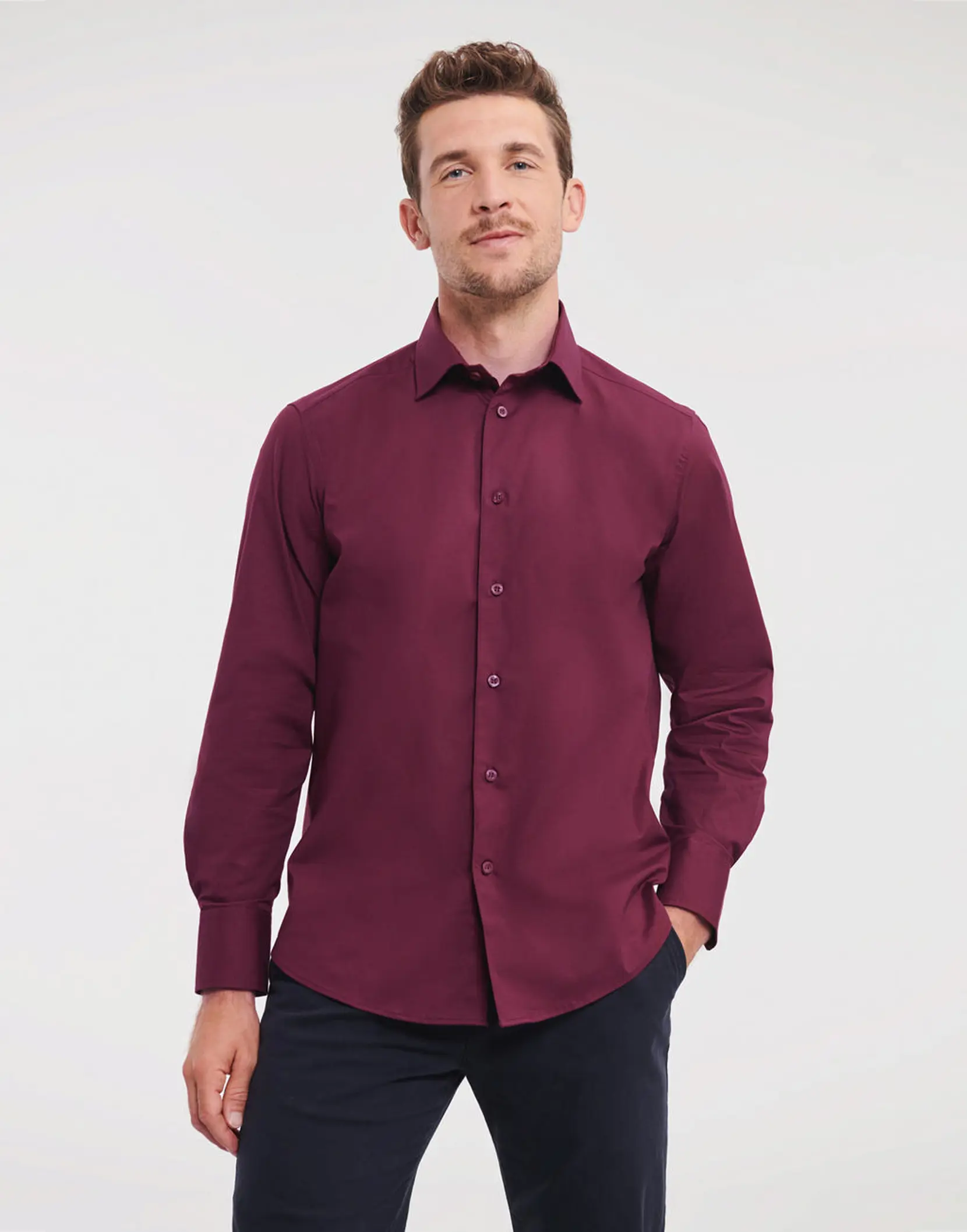 Bild på Fitted Long Sleeve Stretch Shirt