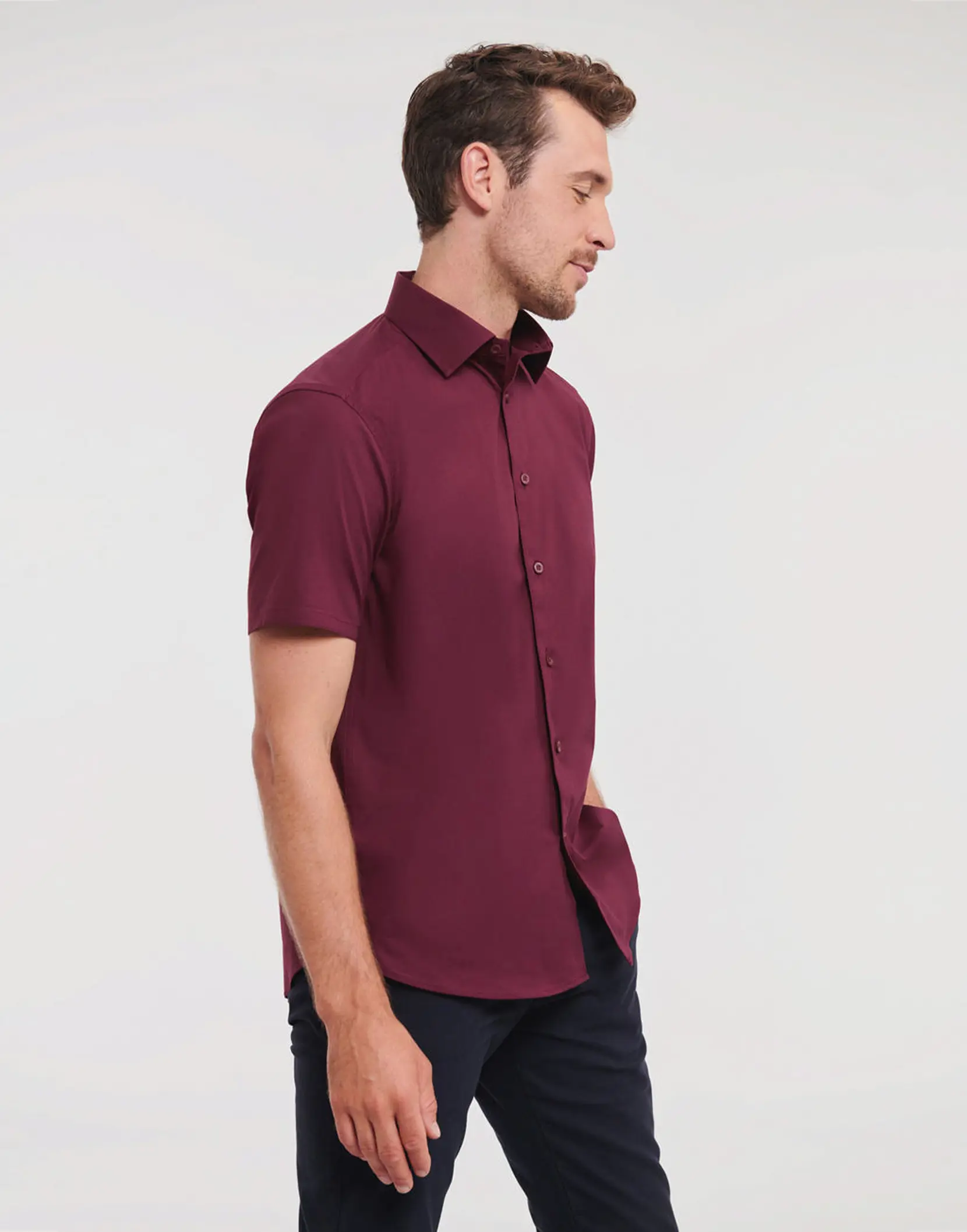 Bild på Fitted Short Sleeve Stretch Shirt