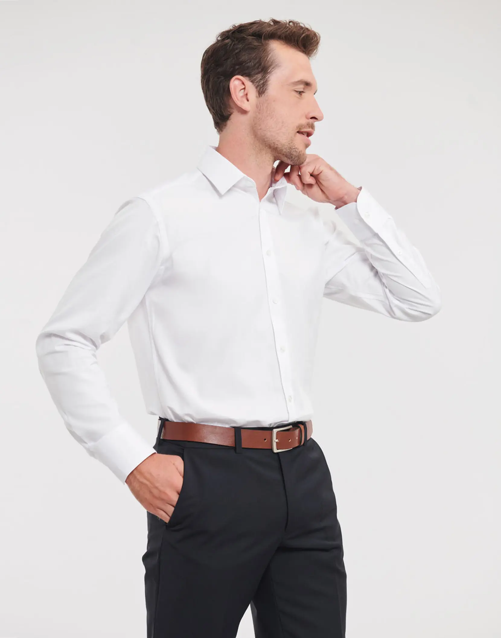 Bild på Men's LS Herringbone Shirt