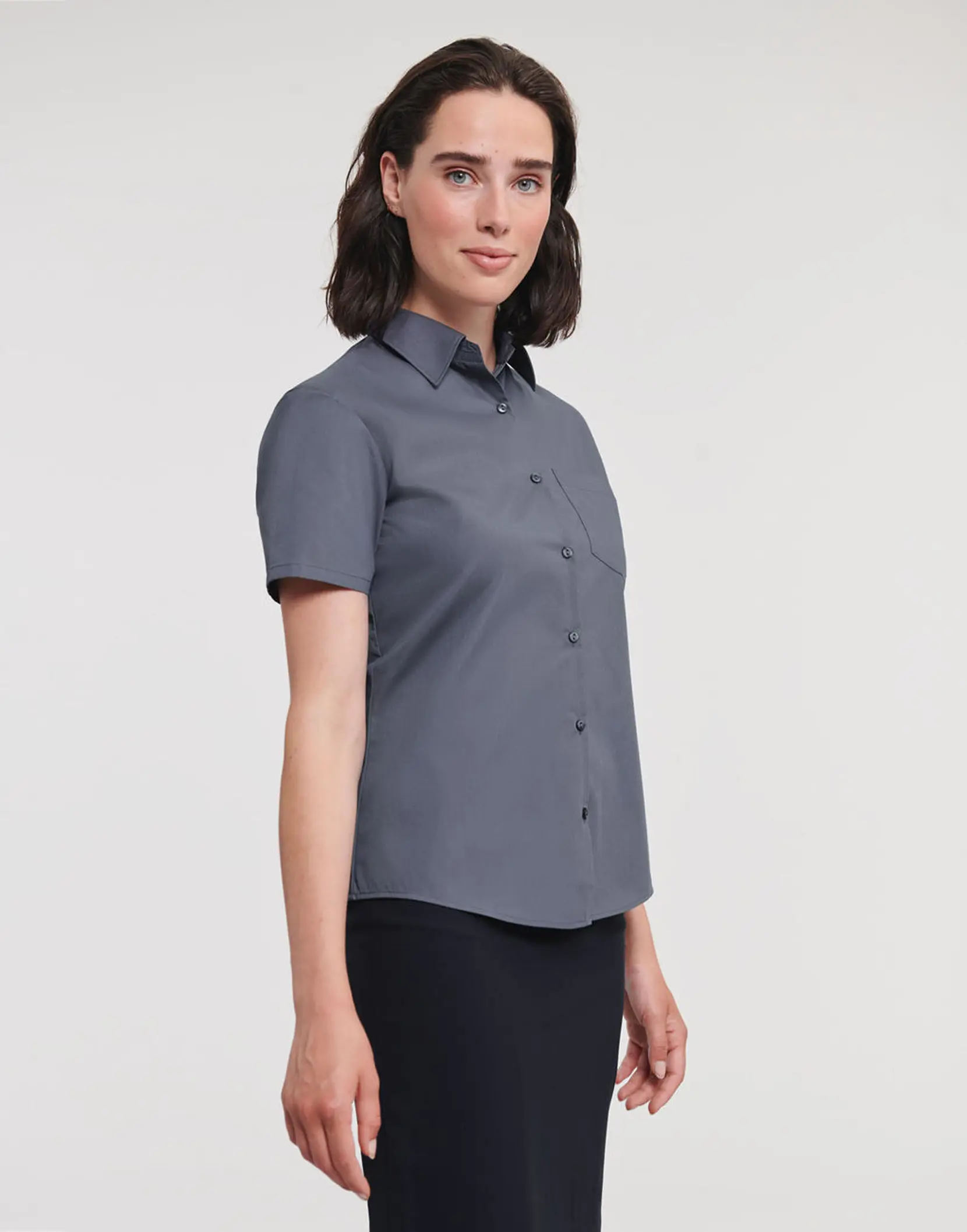 Bild på Short Sleeve Poplin Blouse