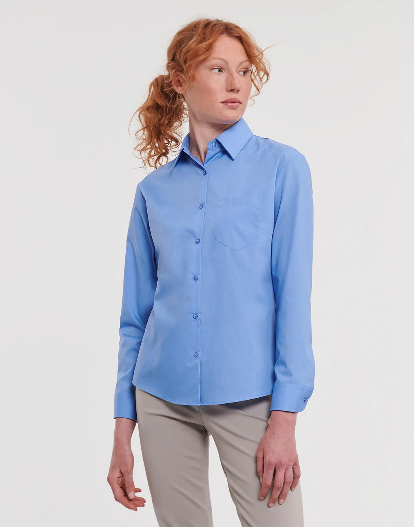 Bild på Long Sleeve Poplin Blouse