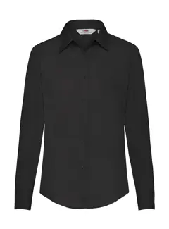 Bild på Ladies Poplin Shirt LS