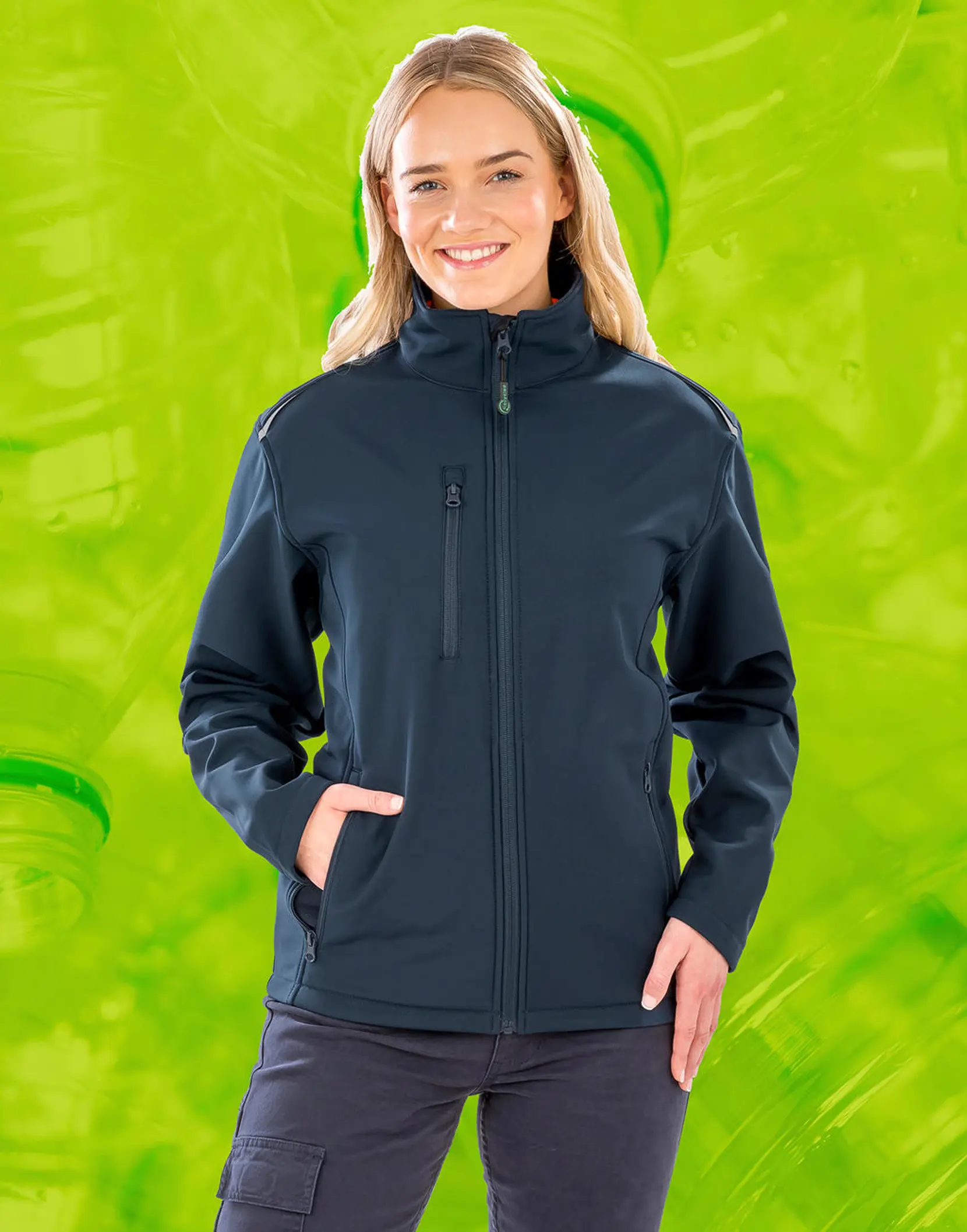 Bild på Womens Recycled 3-Layer Printable Softshell Jacket
