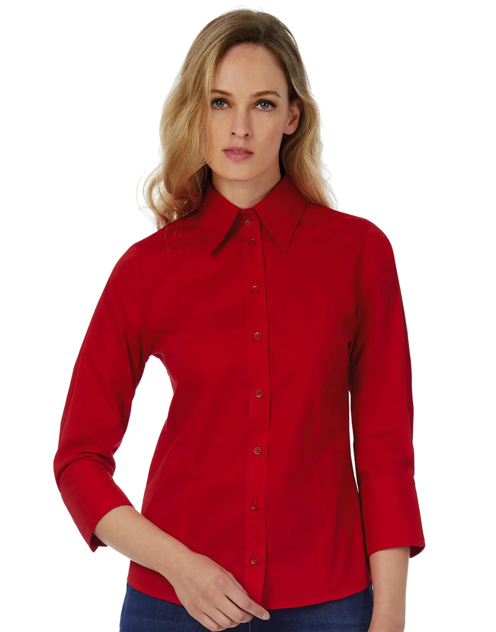 Bild på Milano/women Popelin Shirt 3/4 sleeves